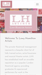 Mobile Screenshot of lhartists.com