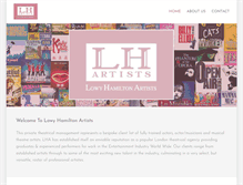 Tablet Screenshot of lhartists.com